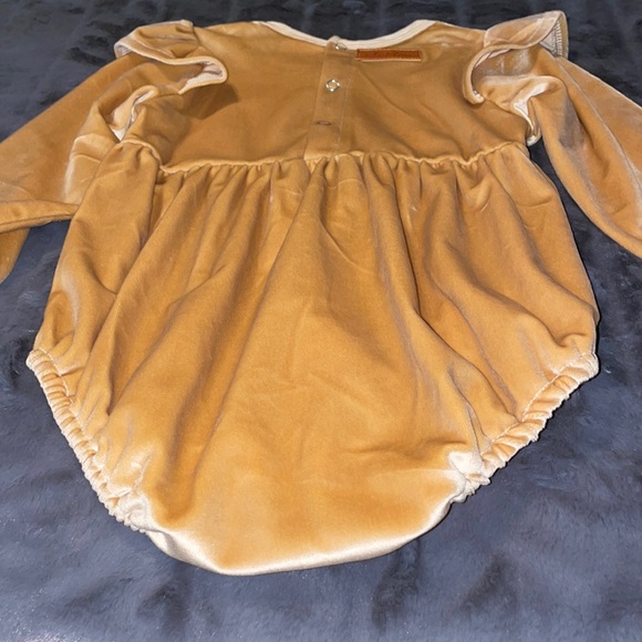 18/24 m Velvet Fawn Velvety Thanksgiving Thankful Super Soft Bubble Romper - Picture 9 of 10